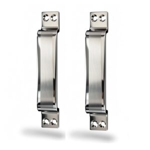 Heavy Duty Stainless Steel Pull Handle  | Brushed Finish Door Handle | Main Door / Glass Door / Cabinet Handle | Rust-Proof & Durable [ pack of 2 ]