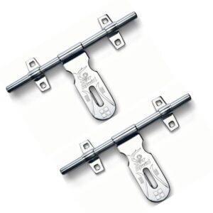 10 Inch Iron Sliding Door Bolt (Aldrop) | Heavy Duty Iron Door Slide Lock | Rust Resistant Tower Bolt for Main Door, Gate & Shutter