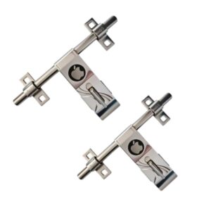 Premium Stainless Steel Door Lock Aldrop| Heavy Duty Safety Latch Bolt for Main Door & Gate