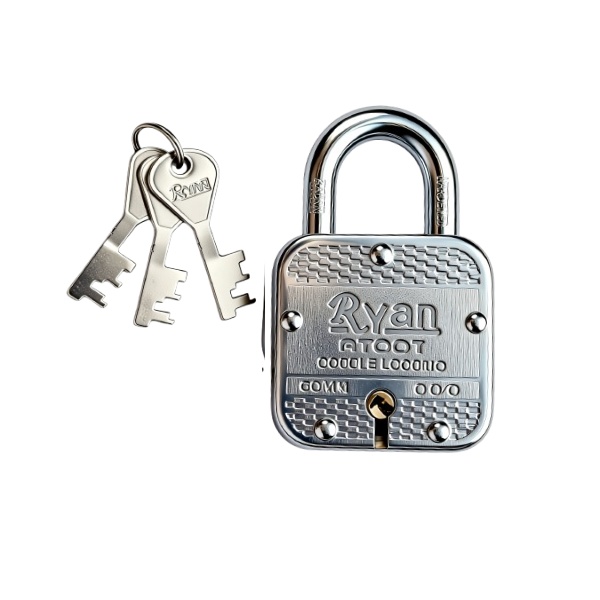 Ryan 60MM Heavy Duty Double Locking Padlock – Hardened Steel Security Lock with 3 Keys - Image 2