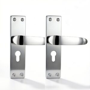 Premium Mortise Door Lock Set with Lever Handle & Cylinder | Stainless Steel Main Door Lock | Complete Heavy Duty Door Hardware Kit