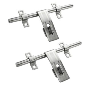 10 Inch Stainless Steel Tower Bolt | Heavy Duty Door Aldrop Lock for Wooden & Metal Doors [ pack of 2 ]