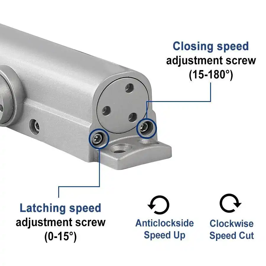 how to adjust door closer?