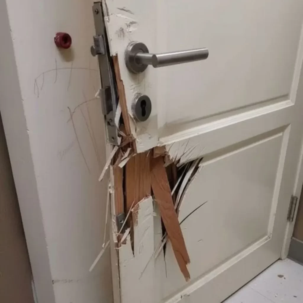 how to open locked door lock