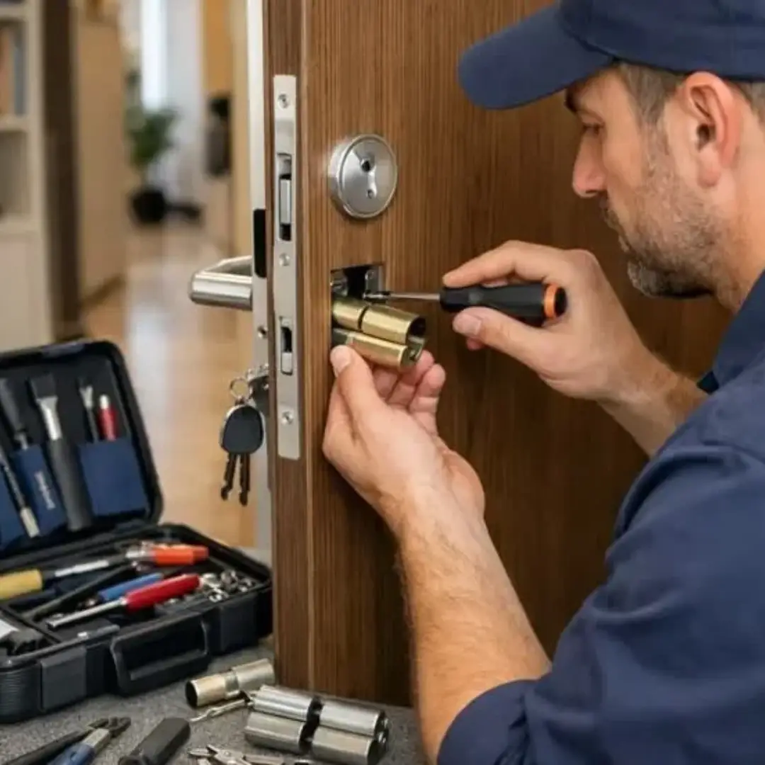 how to open locked door lock
